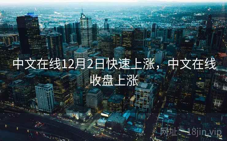 中文在线12月2日快速上涨，中文在线收盘上涨
