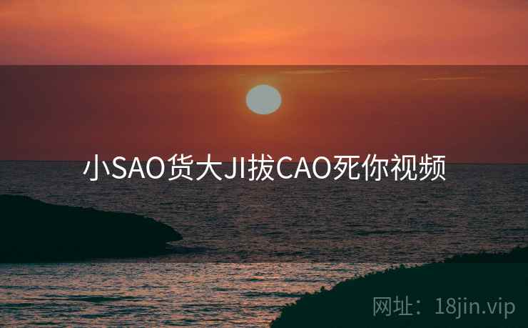 小SAO货大JI拔CAO死你视频