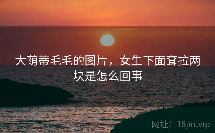 大荫蒂毛毛的图片，女生下面耷拉两块是怎么回事
